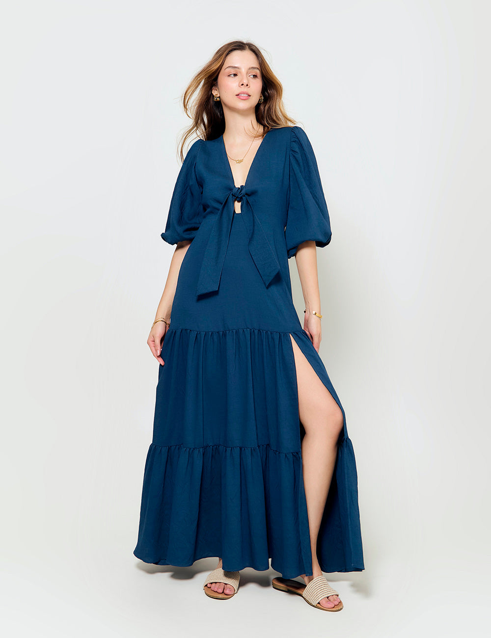 Vestido Pureza - Azul