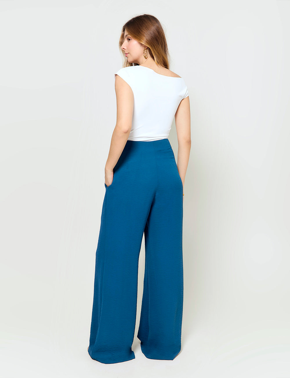 Palazzo Solid - Azul petróleo