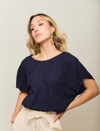 Blusa Éter - Azul