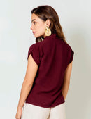 Blusa Latir - Berenjena