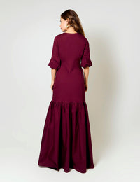 Vestido Creación - Berenjena