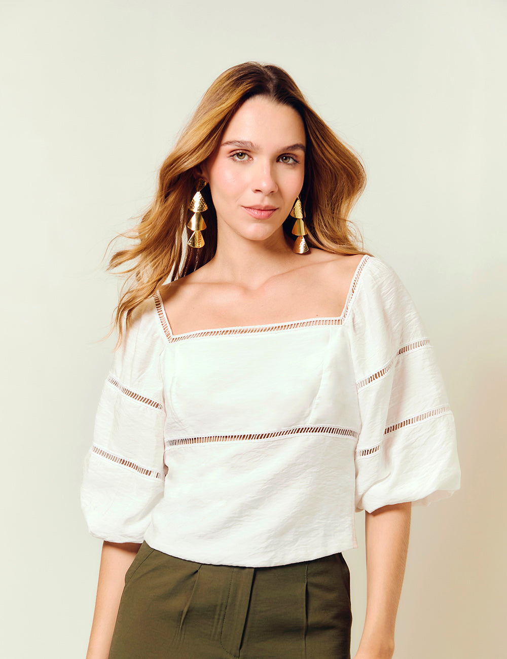 Blusa Sentido - Marfil