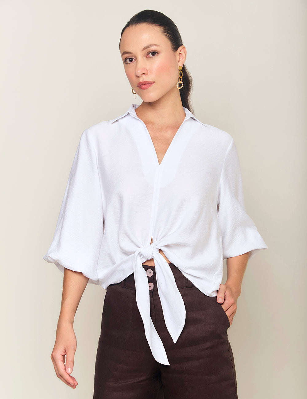 Blusa Granate - Blanco