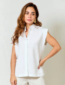 Blusa Lino Puro - Blanco