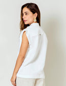 Blusa Lino Puro - Blanco