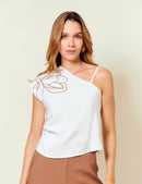 Blusa Cáliz - Blanco