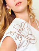 Blusa Cáliz - Blanco