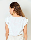 Blusa Linaje - Marfil