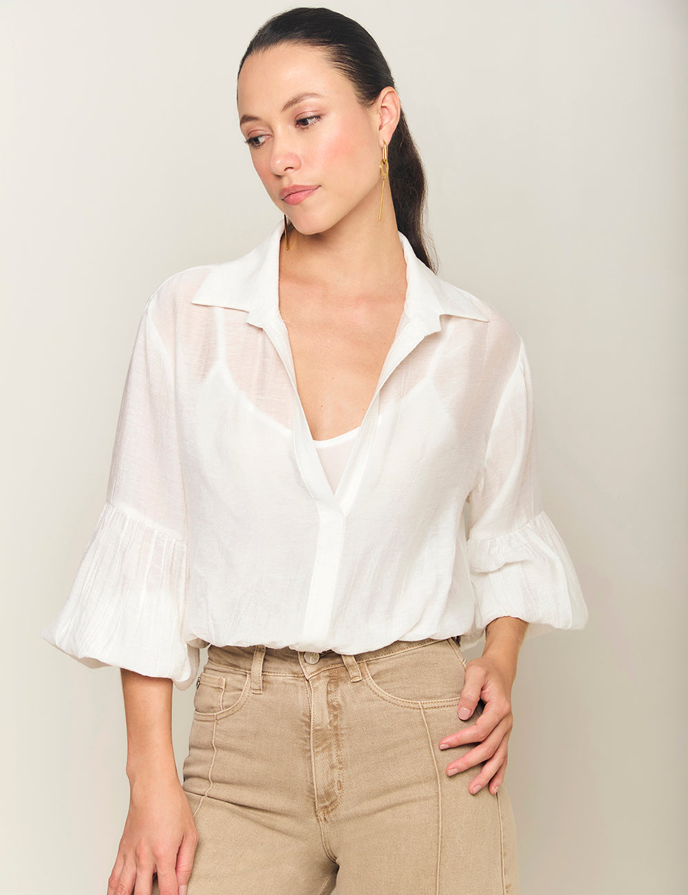 Blusa Radiante - Marfil