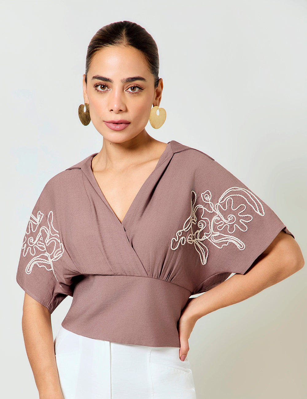 Blusa Gracia - Taupe