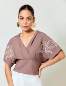 Blusa Gracia - Taupe