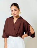 Blusa Misión - Café