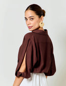 Blusa Misión - Café