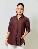 Blusa "Gracias Vida" - Café