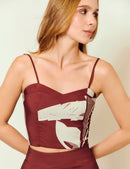Blusa Raíz - Estampado