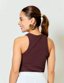 Blusa Rib - Café