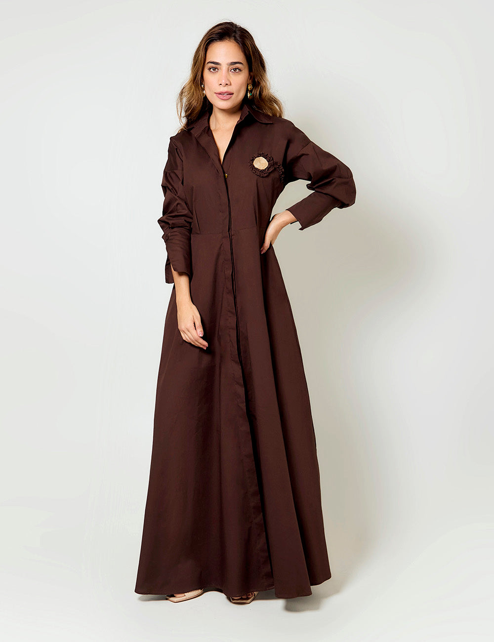 Vestido Destino - Café