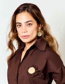 Vestido Destino - Café