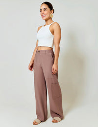 Pantalón Cargo - Café