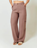 Pantalón Cargo - Café