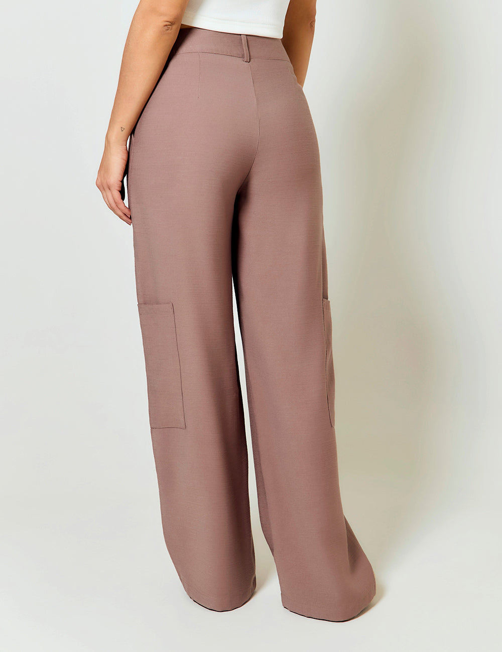 Pantalón Cargo - Café