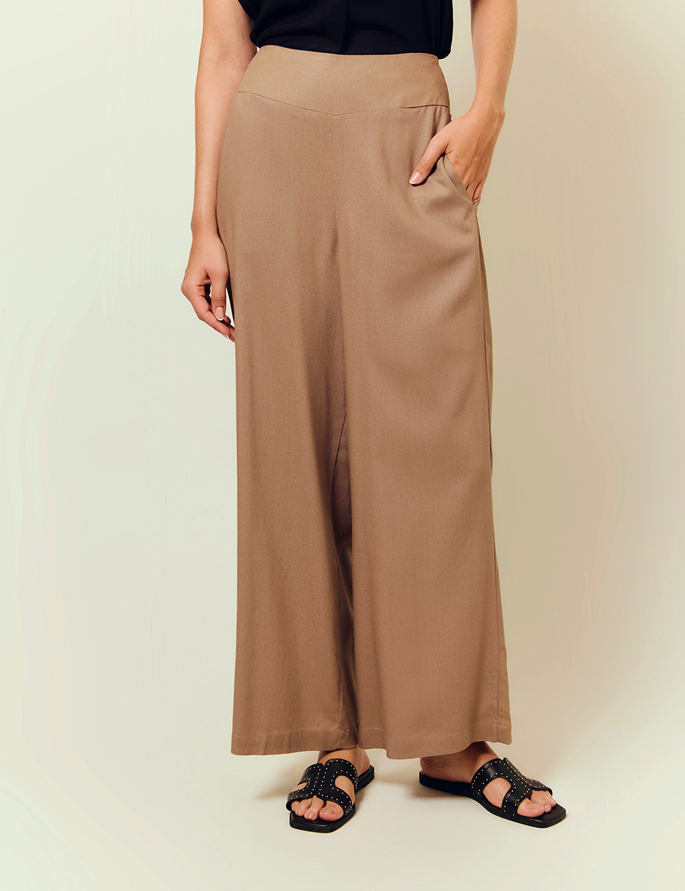 Pantalón Follaje - Camel