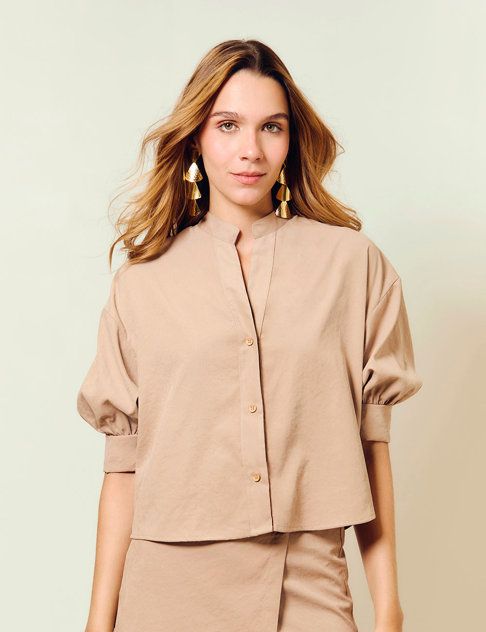 Blusa Destino - Camel