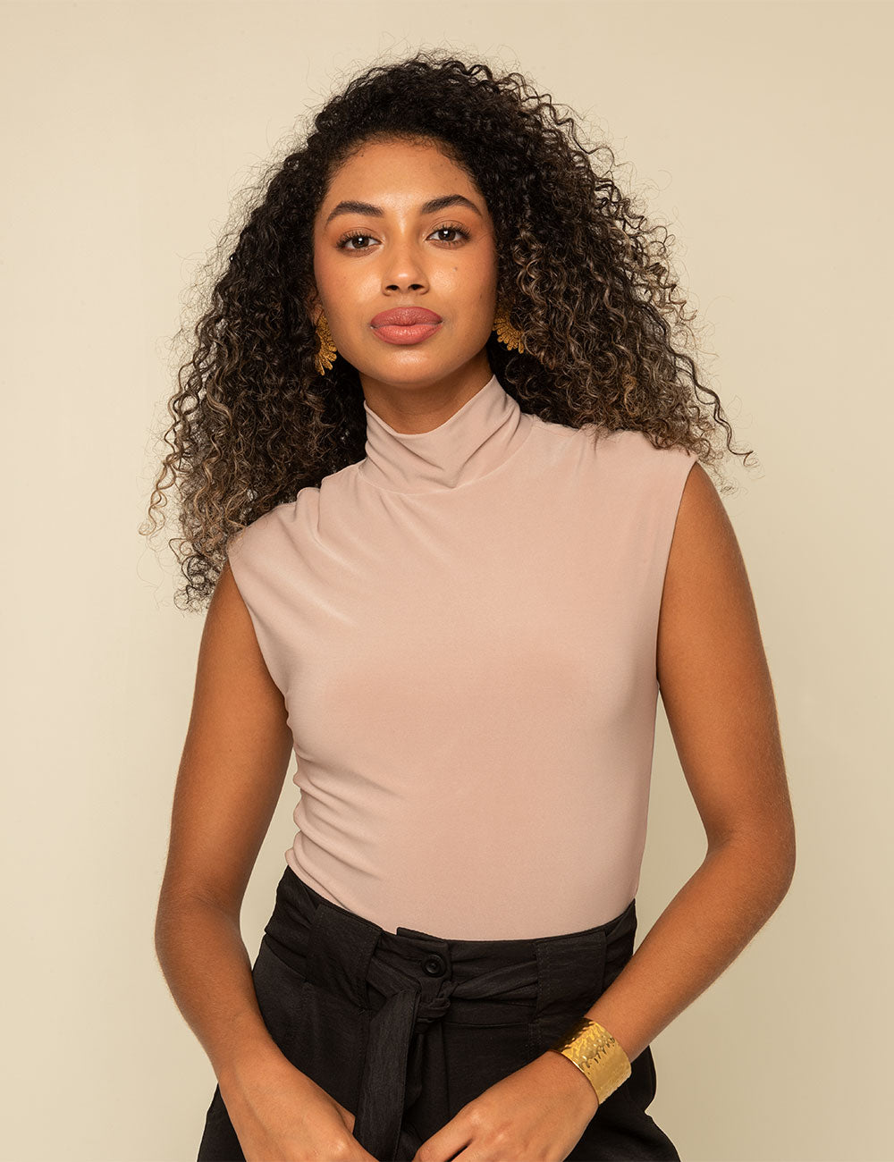 Blusa Bassic - Camel