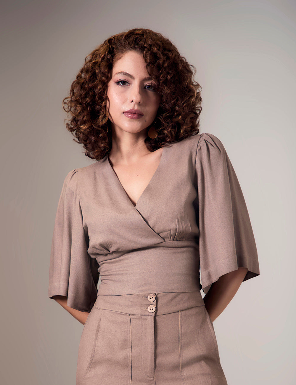 Blusa Identidad - Camel