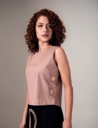 Blusa Presencia - Camel