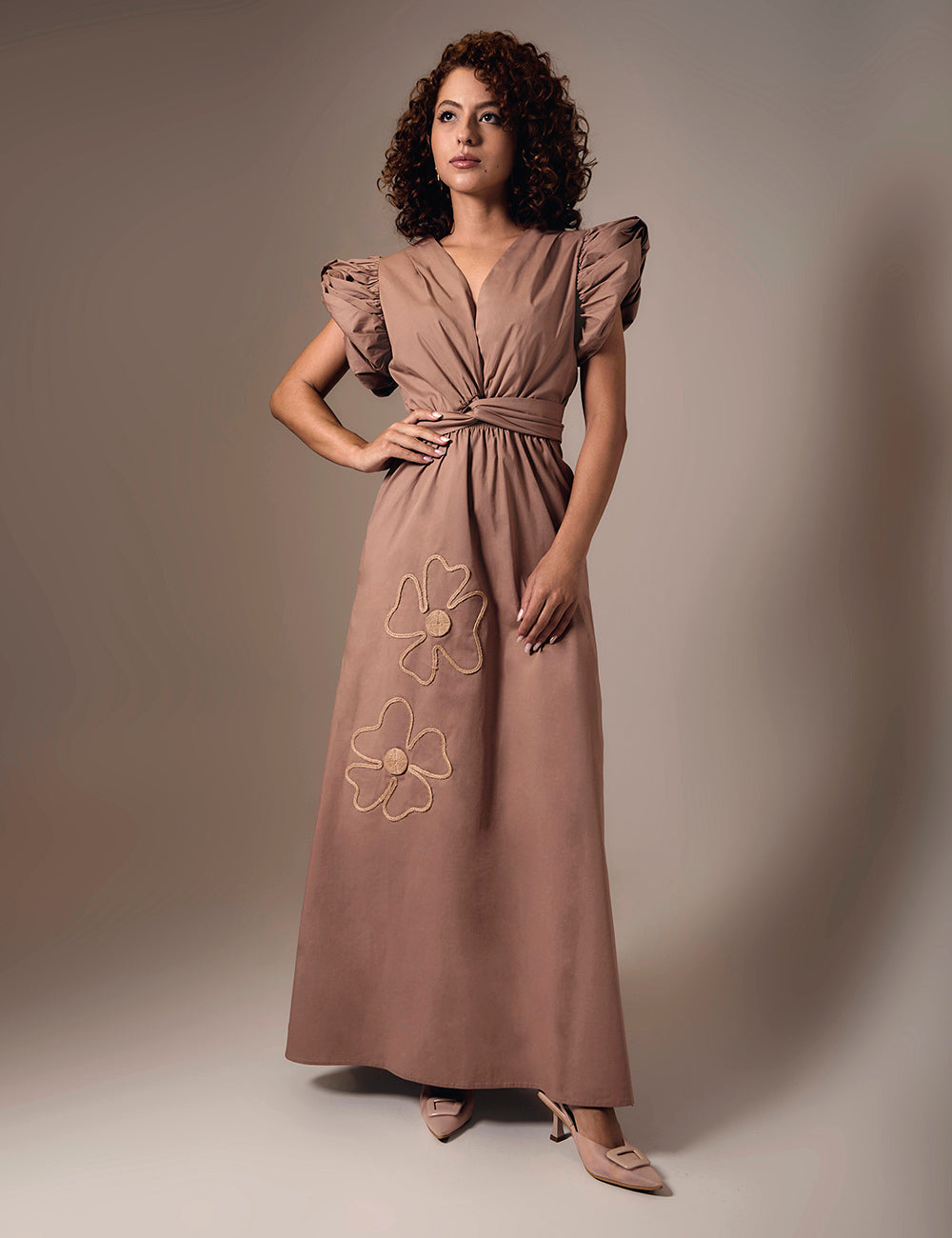 Vestido Firmeza - Camel