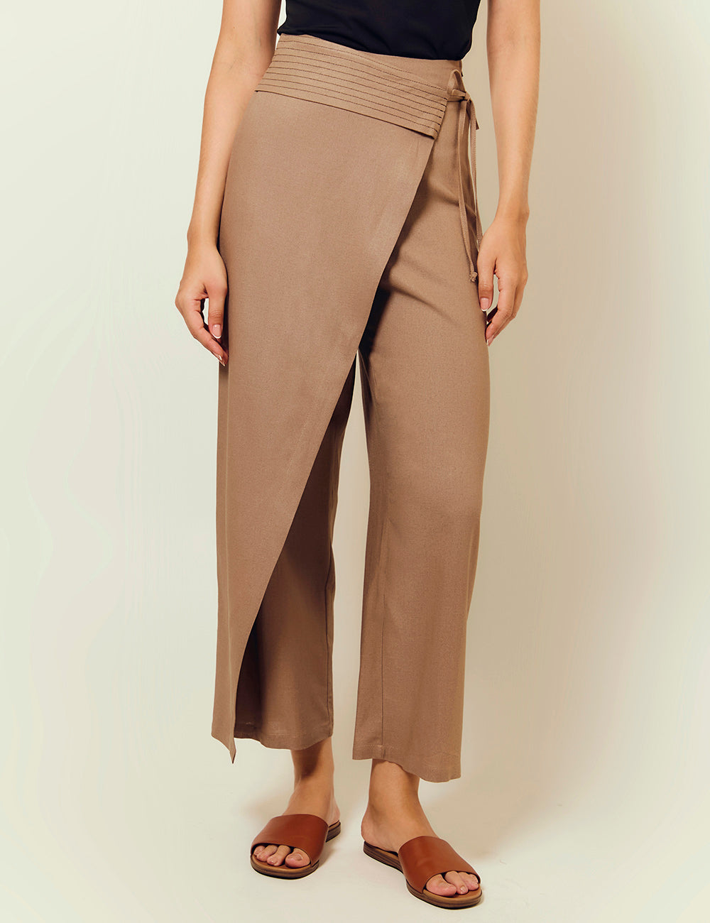 Falda Pantalón Caoba - Camel