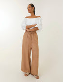 Pantalón Fiber - Camel