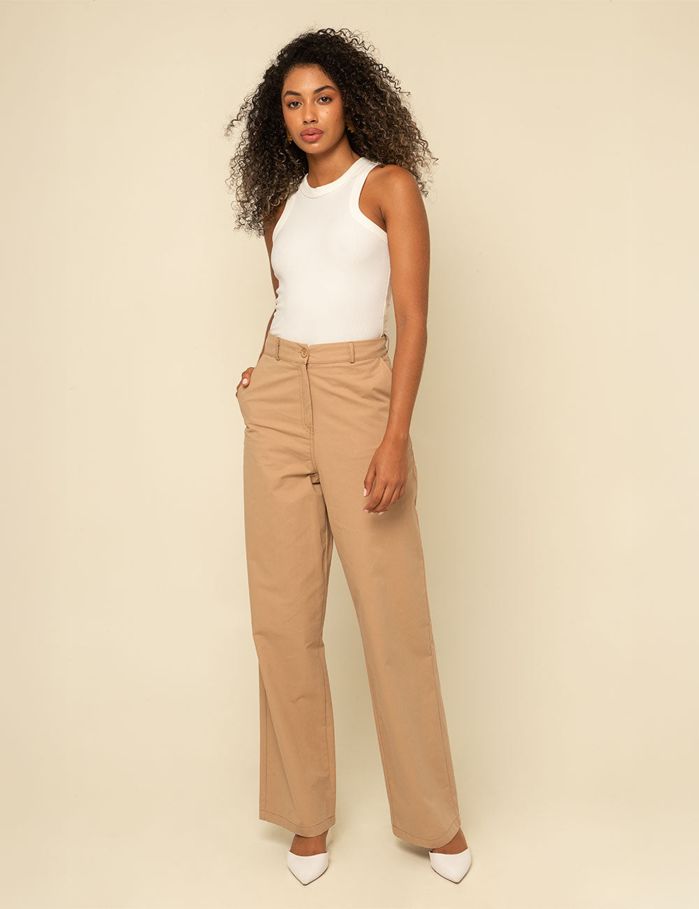 Pantalón Terza - Camel