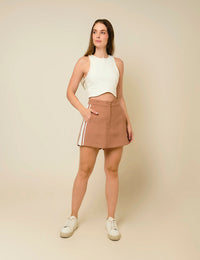 Falda Short Mocca - Camel