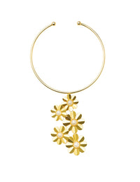 Collar Flora - Dorado