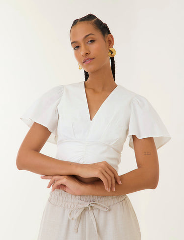 Blusa Fly - Marfil