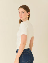 Blusa Mars - Marfil