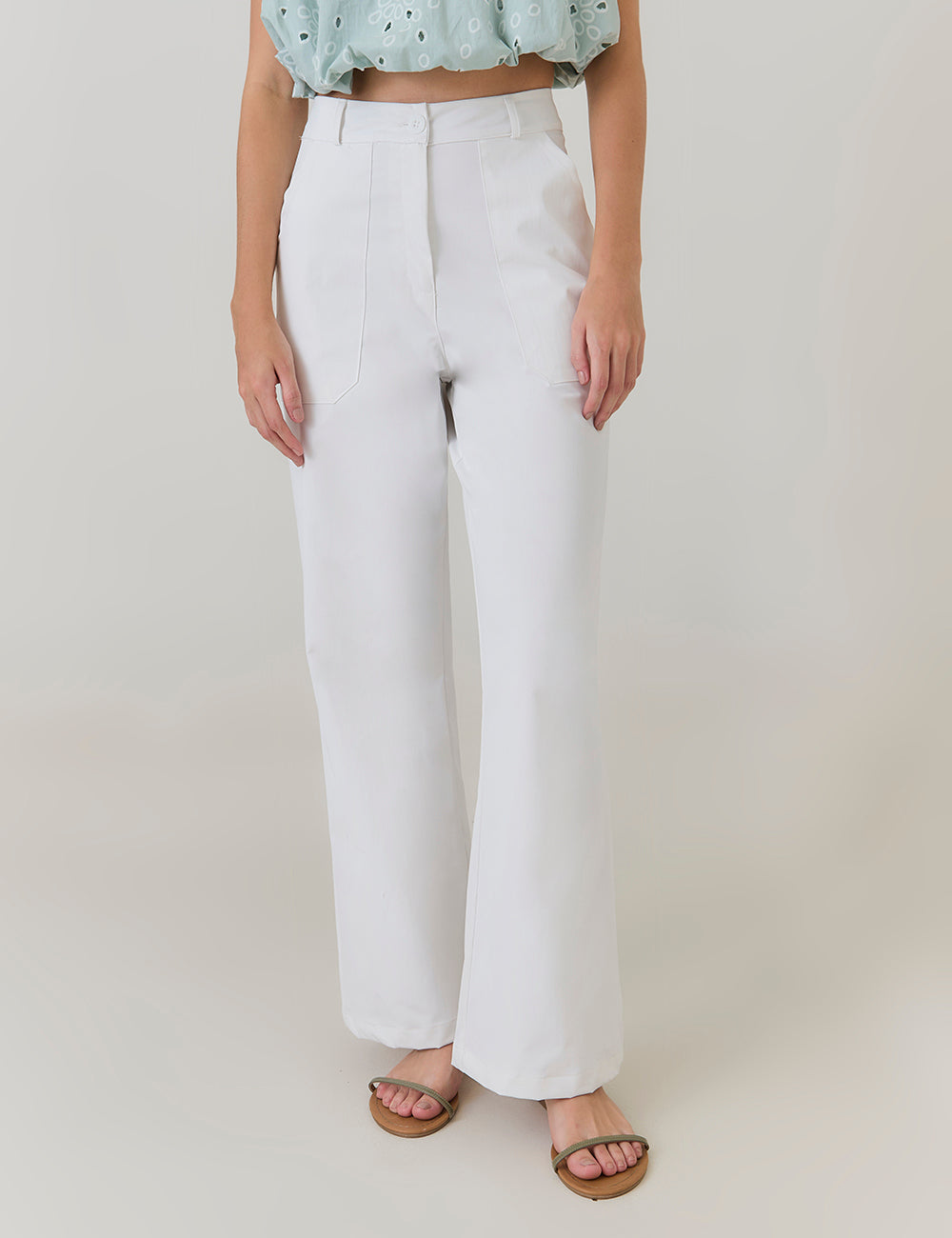 Pantalón Step - Marfil