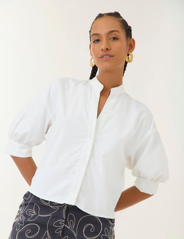 Blusa Nerú - Marfil