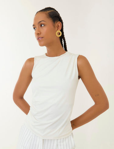 Blusa Shine - Marfil
