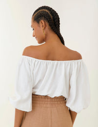 Blusa Camp - Marfil