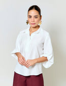 Blusa Merle - Marfil