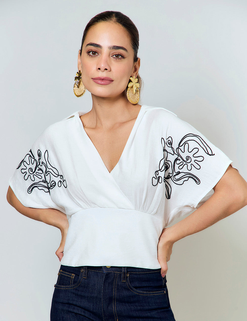 Blusa Gracia - Marfil