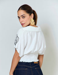 Blusa Gracia - Marfil