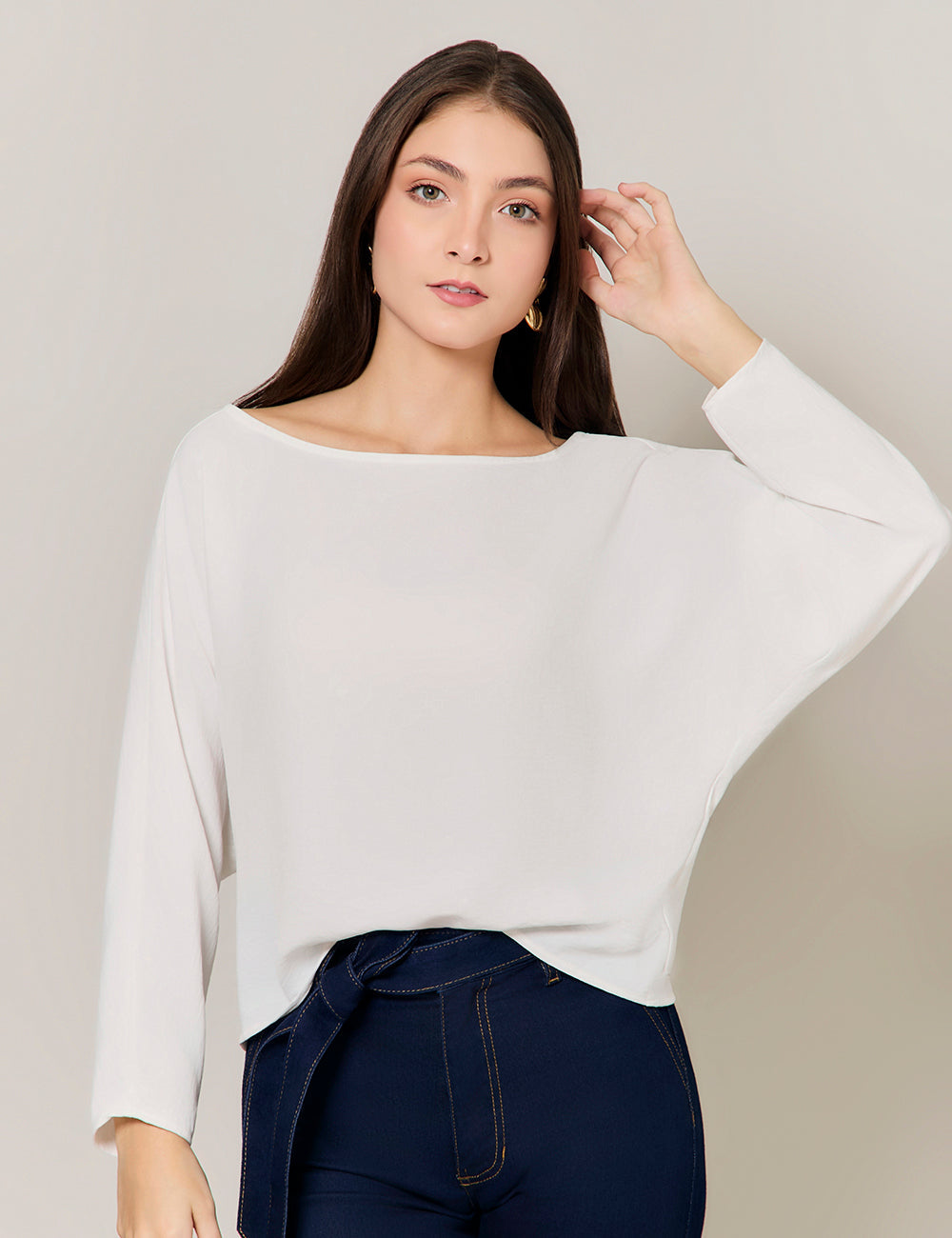 Blusa Eco - Marfil