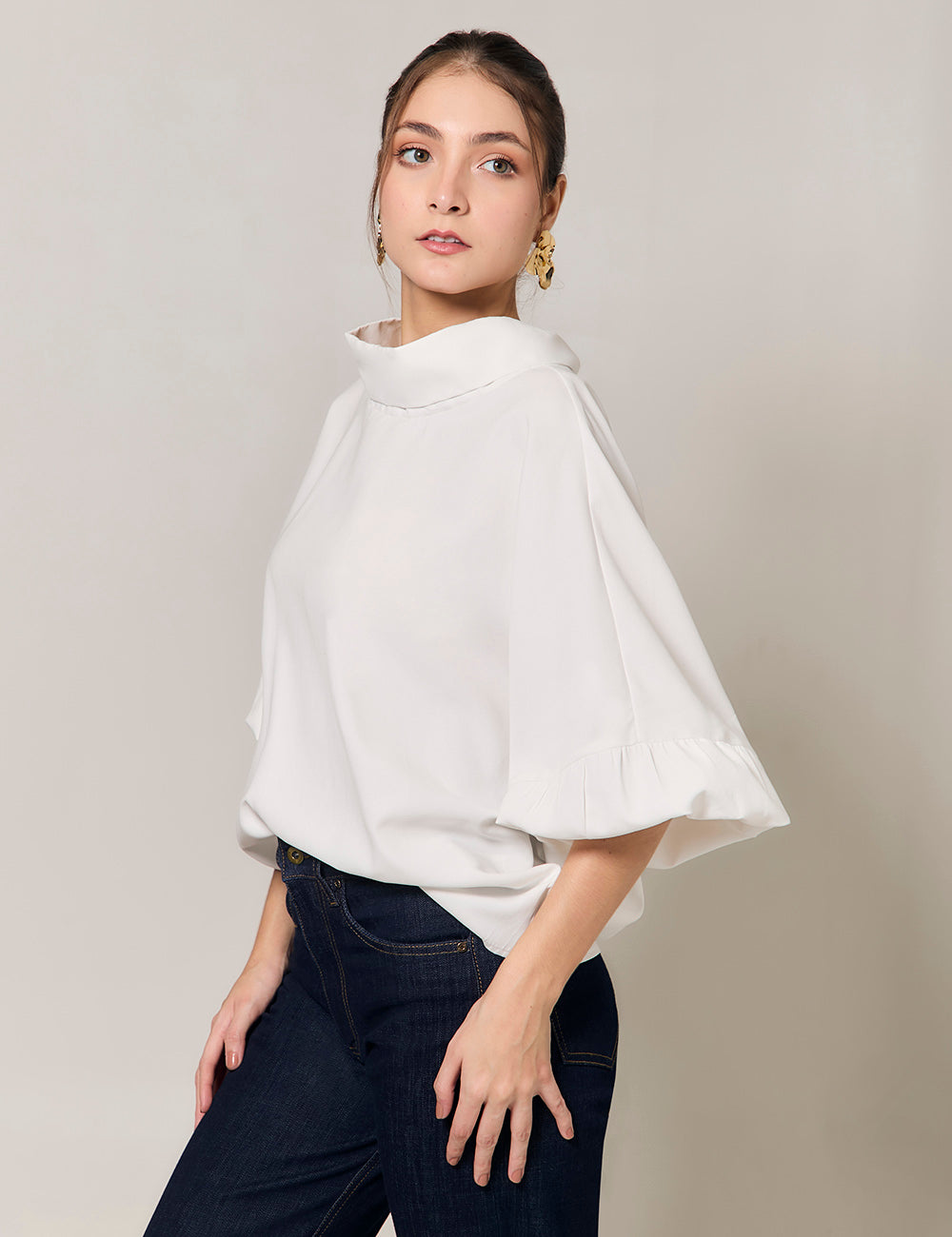 Blusa Sentir - Marfil