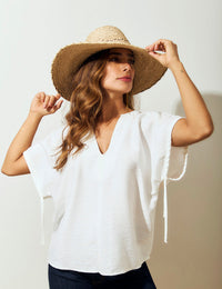 Blusa Shine - Marfil