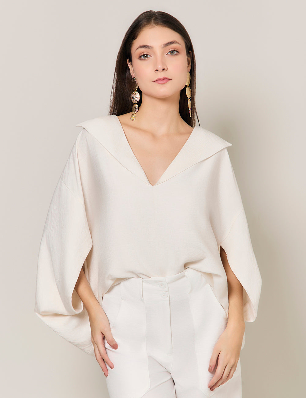 Blusa Tributo - Marfil