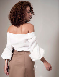 Blusa Poder - Marfil